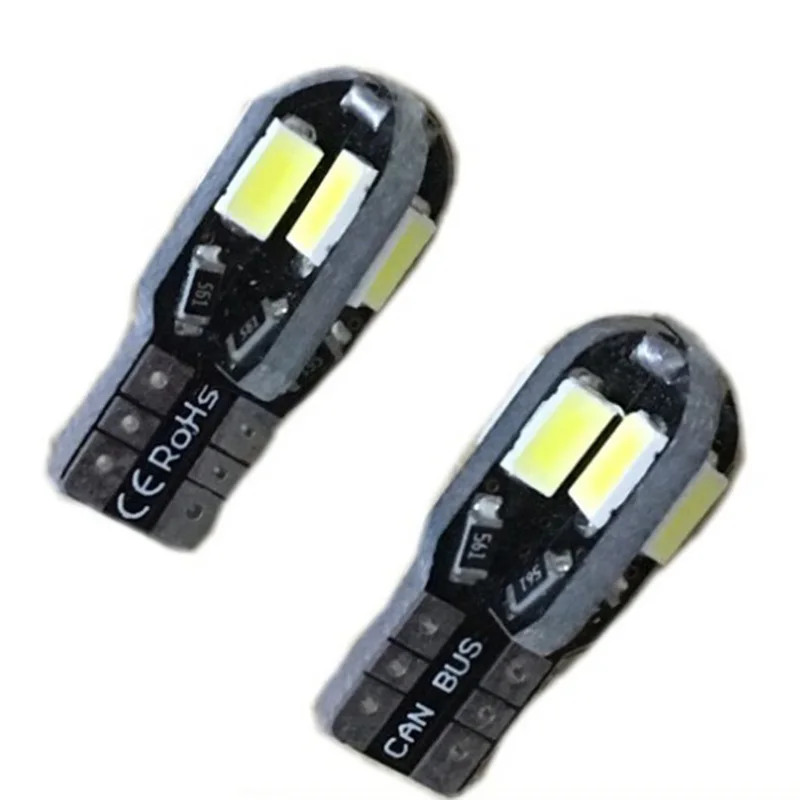 Прямая продажа с завода Автомобильные светодиодные лампы W5W T10 8 SMD 5730 и
