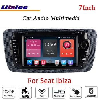 

Liislee For Seat Ibiza - Car Stereo Android Radio DVD Player FM BT Wifi GPS MAP NAV Navigation 1080P System Original NAVI Design