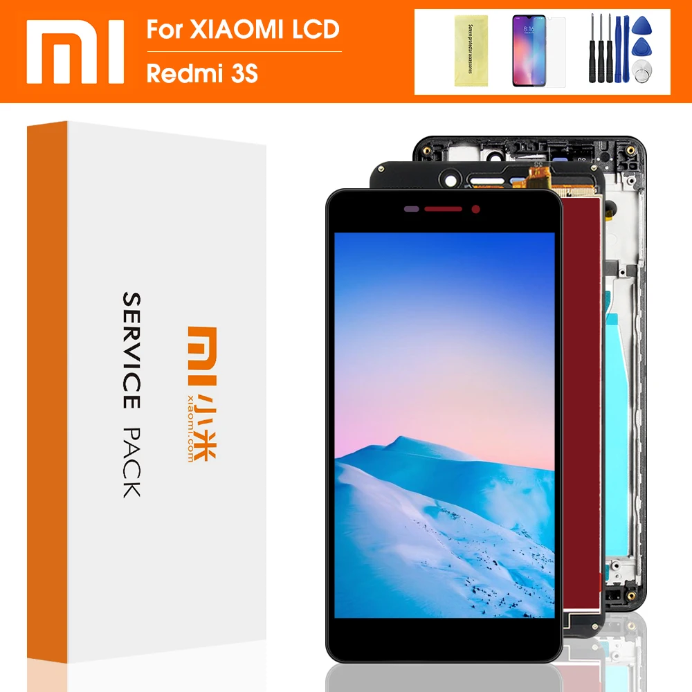 Оригинальный ЖК-дисплей 5 0 ''для Xiaomi Redmi 3S/3 сенсорный экран с дигитайзером в