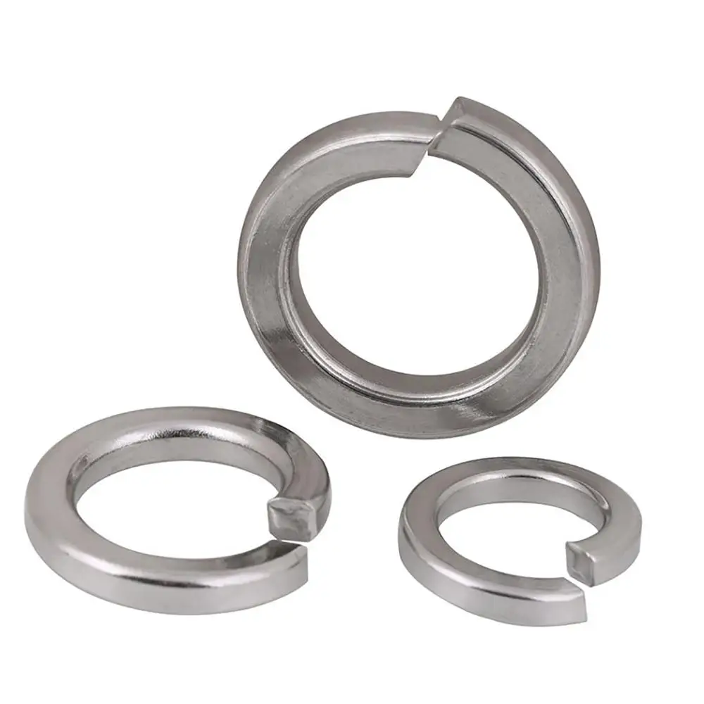 Spring Washers plate with nickel Square Section Split Locking Washers M2-M8 