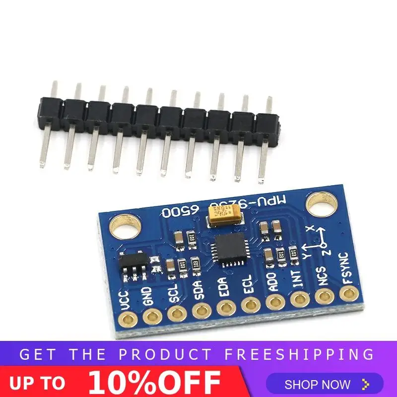 1 комплект SPI IIC/iec GY-9250 MPU 9250 MPU-9250 9-Axis Attitude+ гироскоп+ акселератор+ магнитометр Модуль датчика MPU9250 3-5 в питание