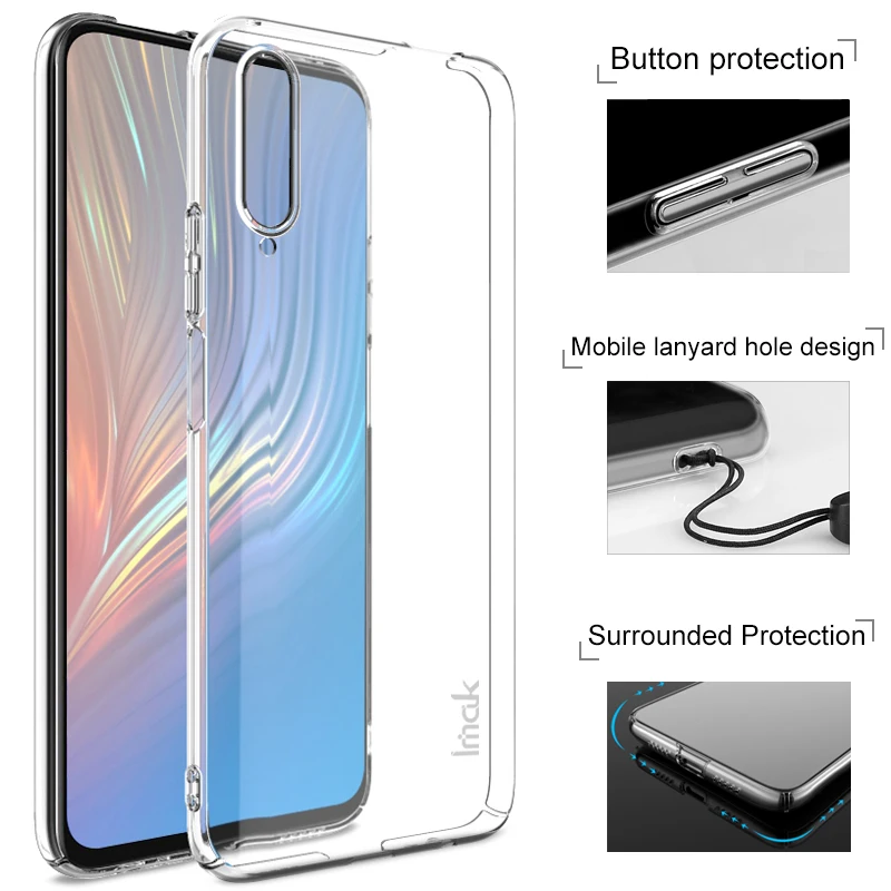 Imak Air кристально прозрачный чехол для huawei Honor 9X Pro Жесткий пластиковый Чехол