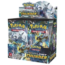 324 карт Pokemon Card Sun& Moon Lost Thunder Booster Box(упаковка из 36) карточная игра детская коллекция игрушек