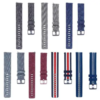 

Excellent Nylon Canvas Watch Band Strap for Fitbit Versa/Versa 2/Versa Lite Edition Compact and Portable Carry Convenient