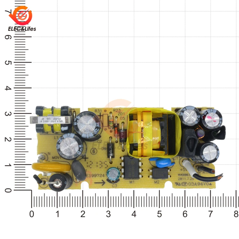 AC DC 100V 240V to 5V 2A/2.5A 12V 1A переключатель модуля питания перенапряжения короткого
