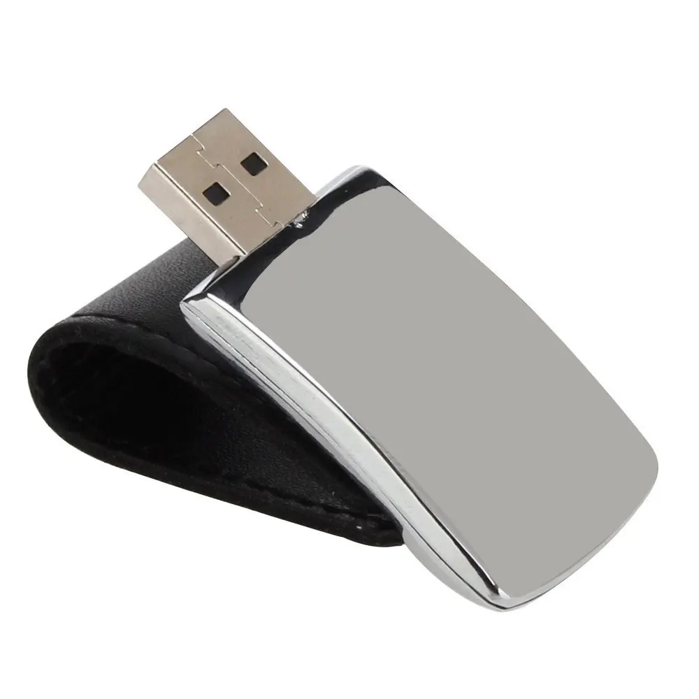 Кожаный металлический брелок usb флэш-накопитель 4 ГБ 8 ГБ флеш-накопитель 16 Гб Флешка 32 Гб 64 ГБ usb 2,0 креативный usb карта памяти свадебный
