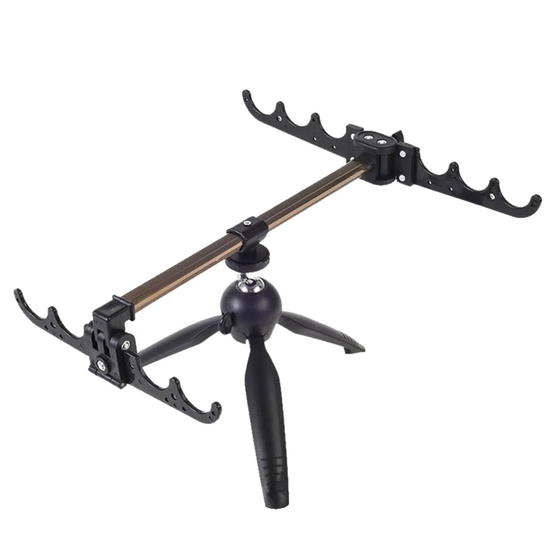 

LEO Adjustable Carp Ice Fishing Rod Stand Holder Fishing Pole Triple-cornered Bracket Tripod Fishing Accessory