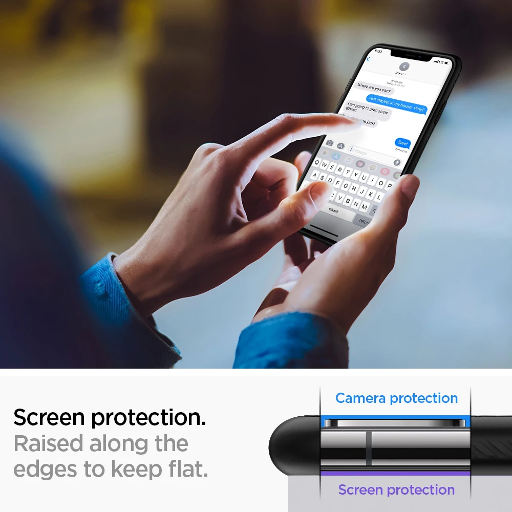 Najtaniej Spigen płynne powietrze tekstura krzyż elastyczny miękki TPU lekka antypoślizgowa matowa czarna obudowa dla iPhone 11 Pro Max 11 Pro 11