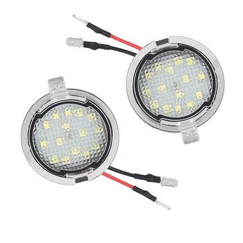 

1Pair/2pcs White Canbus Led Rear Mirror Lights For Ford Mustang Range Taurus Expedition Everest Explorer Flex Fusion Mondeo Edge