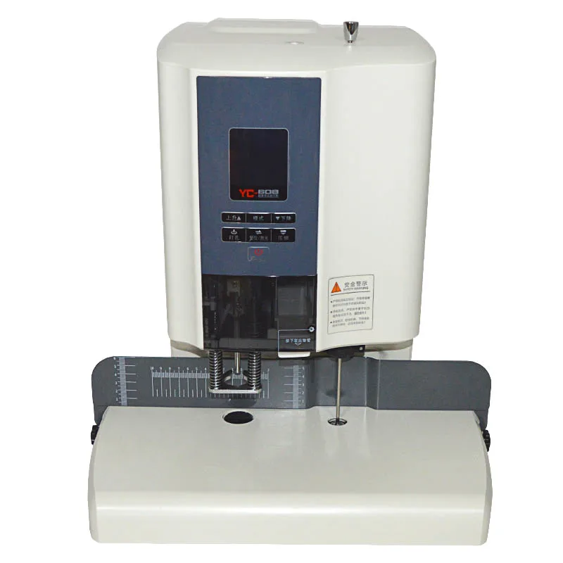 

Полуавтоматическая машина для связывания финансовых документов, машина для скрепления бумаги, электрическая штамповочная машина