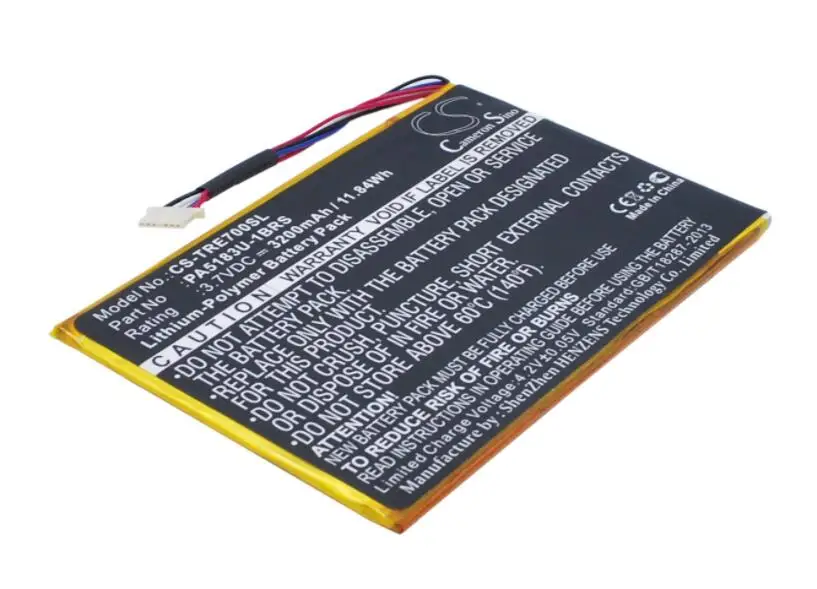 Cameron sino 3200 мАч аккумулятор для Toshiba AT7-B AT7-C AT7-C8 возбуждать Go Mini 7 PA5183U-1BRS планшет Батарея