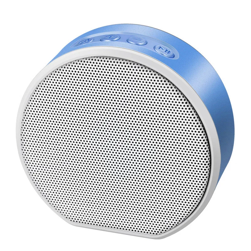 Ретро деревянный маленький Bluetooth динамик портативный открытый беспроводной мини компьютер Bluetooth звуковая коробка поддержка AUX TF карта для телефона - Цвет: blue