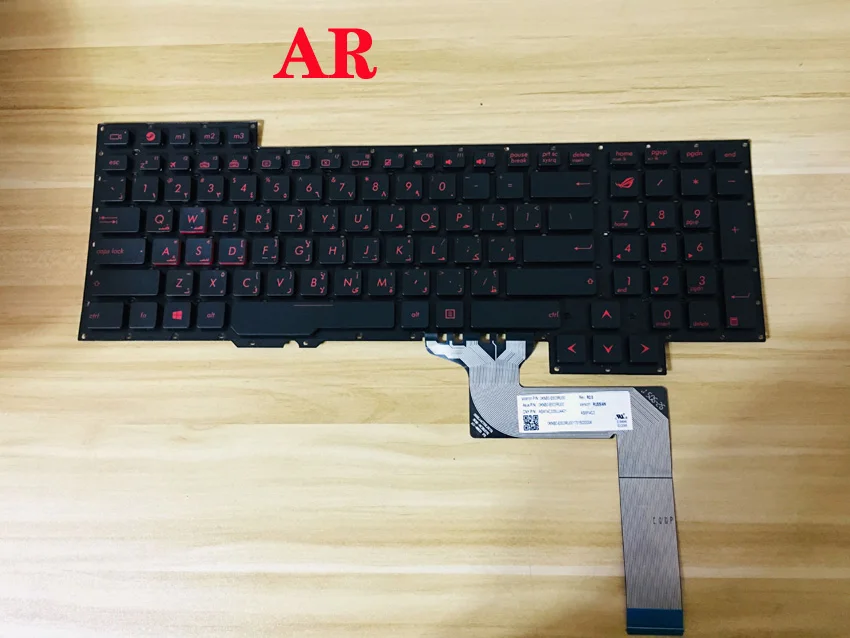 Новая клавиатура для ASUS G750 G750J G750JH G750JM G750JS G750JW G750JX G750JY G750JZ SL/US/AR, Корейская, американская, Арабская Раскладка