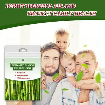 

10g/50g Auto Car Bamboo Charcoal Bag Activated Charcoal Bag Bamboo Charcoal Air Purifying Bags Air Freshener Odor Remove