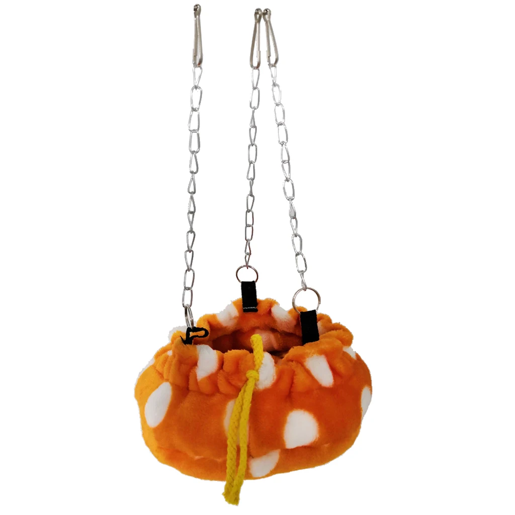 Soft Small Animal Hamster Cage Hanging Hammock For Small Pet Mice Rat Small Animal Nest Hanging Bed Nest Cage Hammock