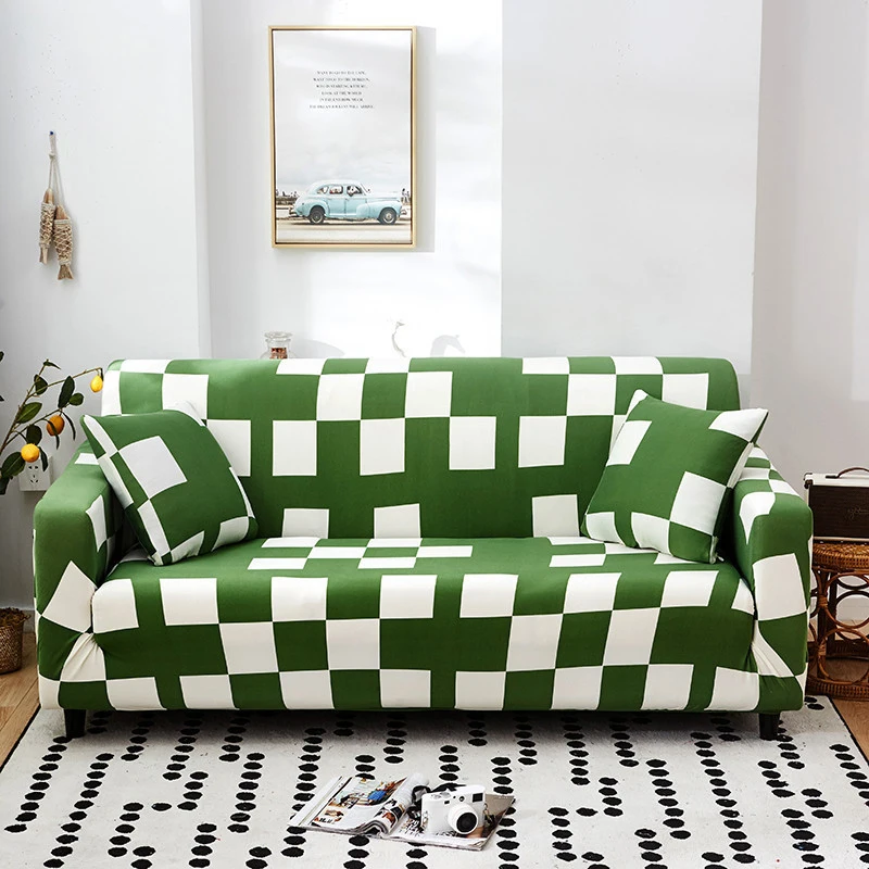Новые печати диван крышка все завернуто в стрейч крышка чехлов для Гостиная 1/2/3/4 местный диванных чехлов - Цвет: Color 17