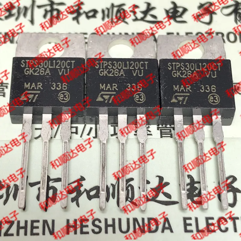 

5 шт./лот STPS30L120CT TO-220 120V 30A