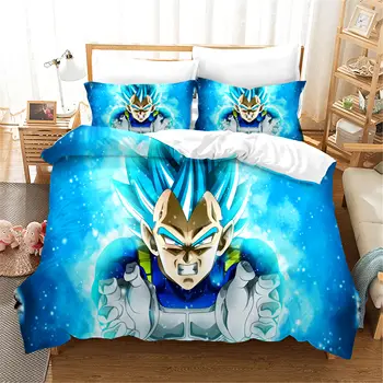 

Dragon Ball Z 3d Bedding Set Duvet Covers Pillowcases Anime Super Saiyan Children Room Decor Comforter Bedding Sets Bed Linen 1