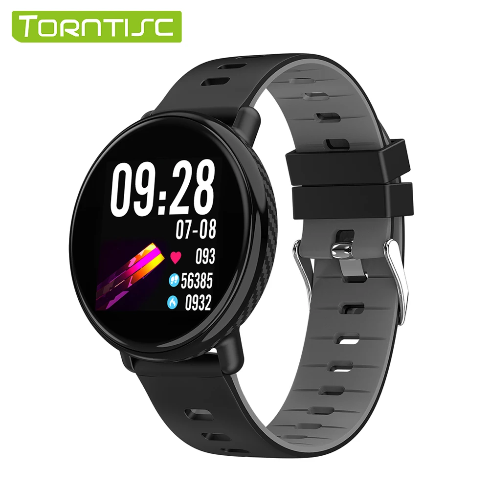 

Tornstic K1 Smart Watch IP68 Waterproof Heart Rate Monitor 1.3 Inch Color Curved Screen 3D UI Design Smart Watch Men Women