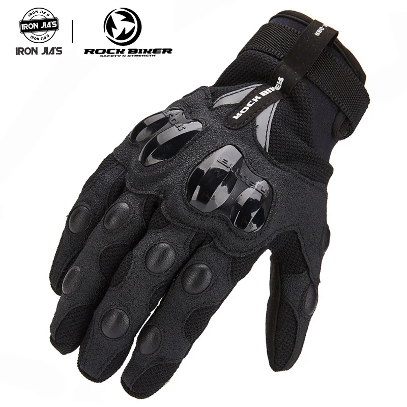 

Motorcycle Gloves Unisex Racing Touch Screen Breathable Protective Gloves Summer Motorbike Gloves Motocross Luva Moto ROCK BIKER