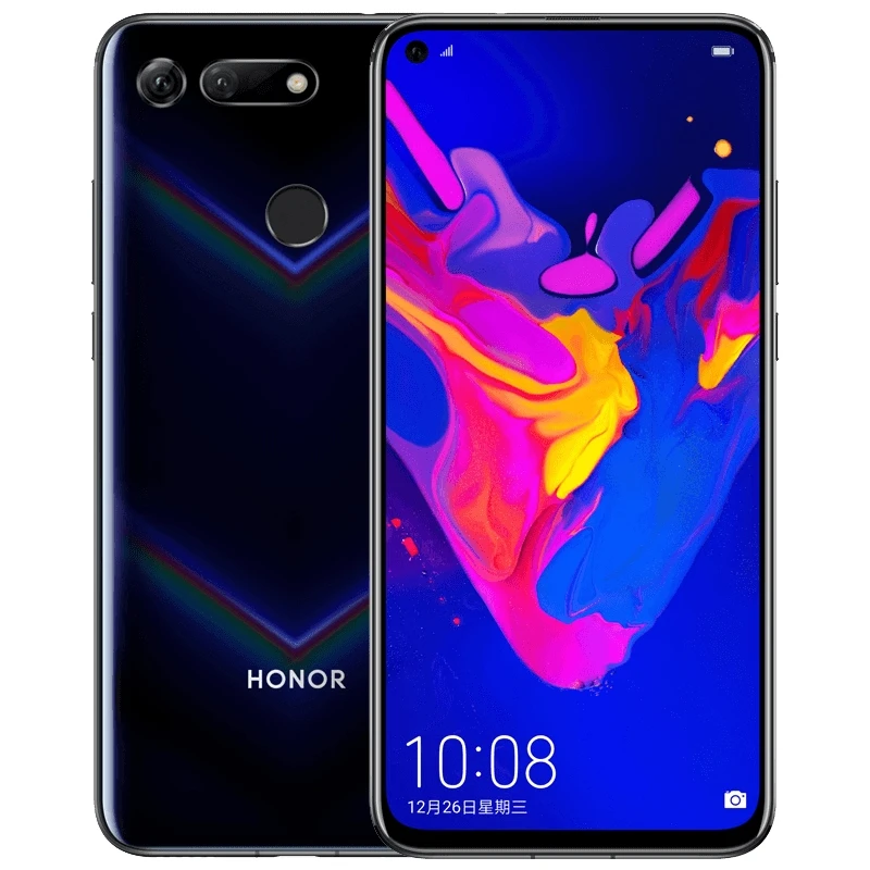 Стоковый мобильный телефон Honor V20 View 20, экран 6,4 дюйма, аккумулятор 4000 мАч, жидкостное охлаждение, Kirin 980, Android 9,0, смартфон NFC