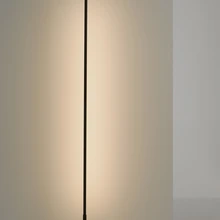 Скандинавский минималистичный Простой Длинный торшер современный атмосферный светодиодный светильник-подставка с дистанционным управлением для гостиной спальни прикроватный светильник