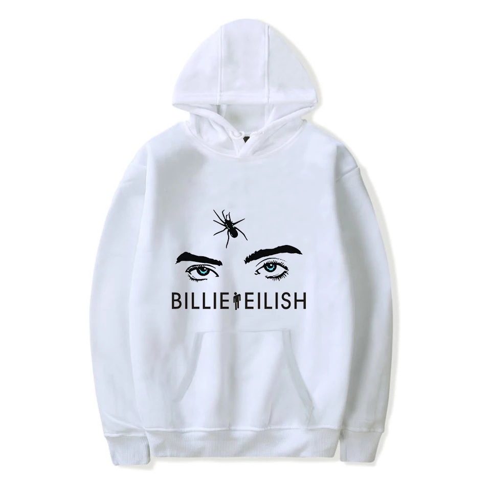 Новинка Billie Eilish толстовка женская мужская Поп толстовка модная куртка Осень Зима Мальчики удобный белый пуловер