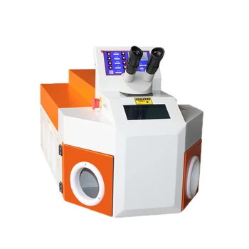 Online Easy Operate Laser Welding Machine 100/200W Jewelry Ring Glasses Frame Automatic Welding Machine Precision Laser Spot Welder 1PC