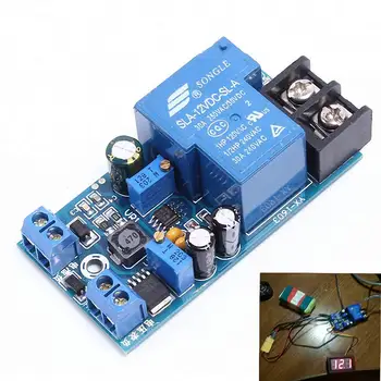 

12V Power Voltage Regulator Battery Automatic Switch Module Power ON/Off Control Charging Protection Board Battery Relay Module