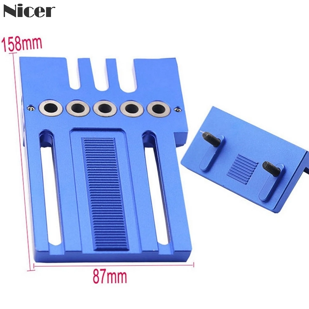08400 Модернизированный набор для вырубки дюбелей высокоточная Деревообработка Инструмент сверлильная направляющая DIY сверлильный локатор набор инструментов