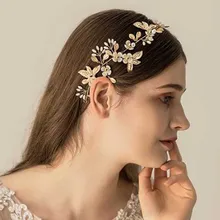 Свадебный венок с листьями, повязка на голову, головной убор для фестиваля, особого праздника, Хэллоуина, свадебные украшения для волос