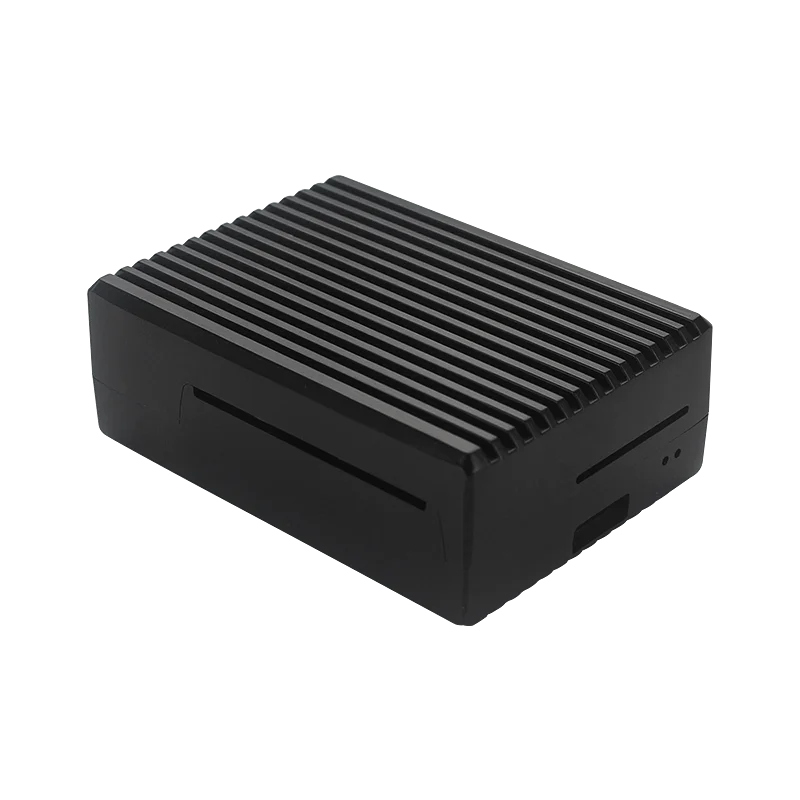 Liga de Alumínio para Raspberry pi Caixa Preta Shell de Metal Gabinete de Resfriamento Passivo Raspberry pi Modelo b Case de - Imagem 2