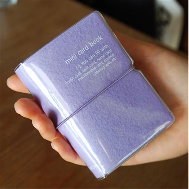 32 Slots PVC Waterproof ID Credit Card Holder Bag Woman Girl Sweet Lady's Holster Card Bag Multifunction Pack Credit