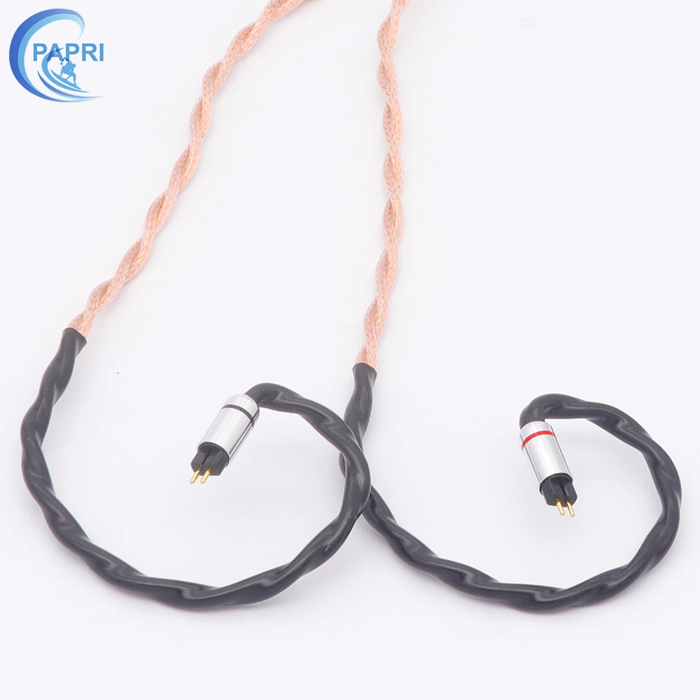 PAPRI GSX 01 7N 2 5 3 5stereoscopic 4 4 balance OCC Copper Balanced Earphone Cable For Most MMCX 0 78mm Headphone Upgrade Cables