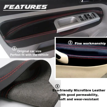

Waterproof Door Panel Armrest Cover Oil proof Wear-resistant Scratch-resistant For Bora Golf 4 2002-2006