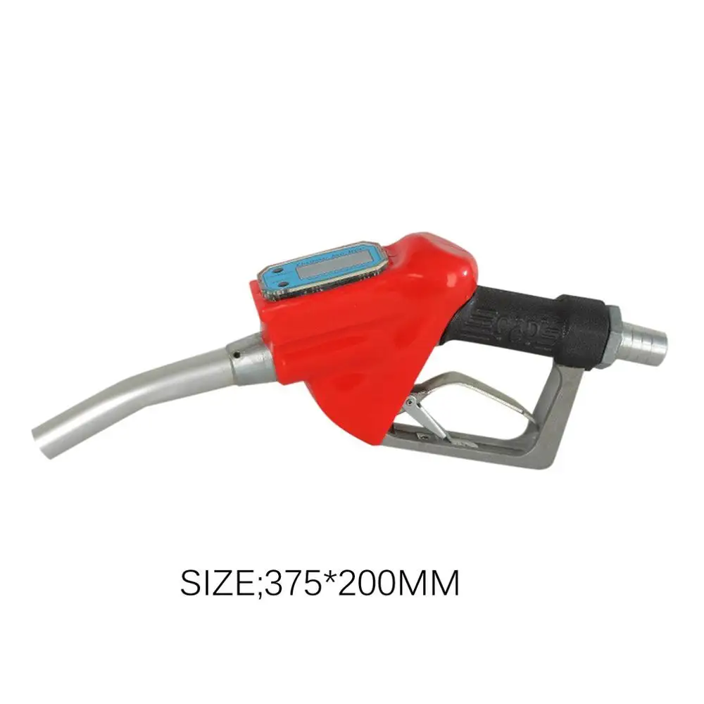 Electronic Metering Fuel Gun Electronic Digital Diesel Gun 1 Inch Turbine Metering Gun Gasoline Diesel Oil Gun