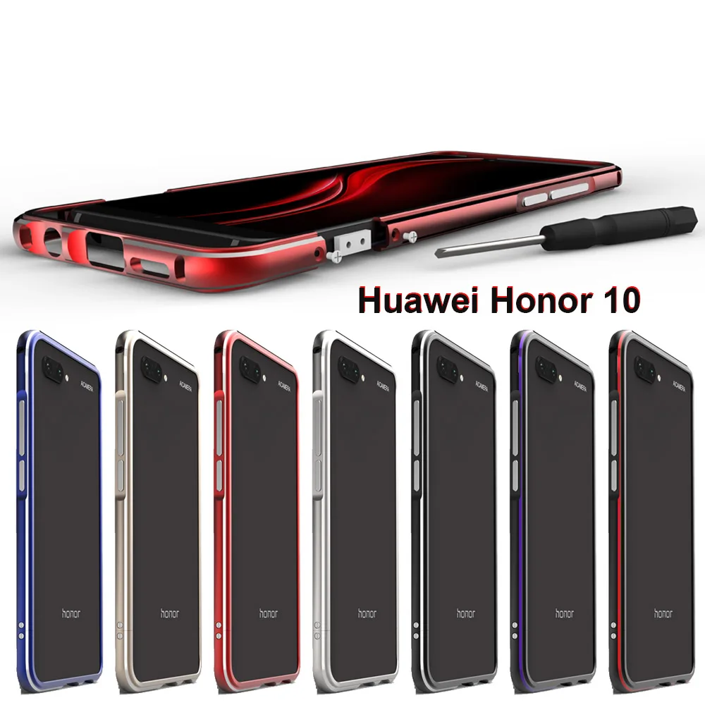 Чехол для Huawei Honor 10 Lite 2019 Роскошный Алюминиевый металлический защитный чехол