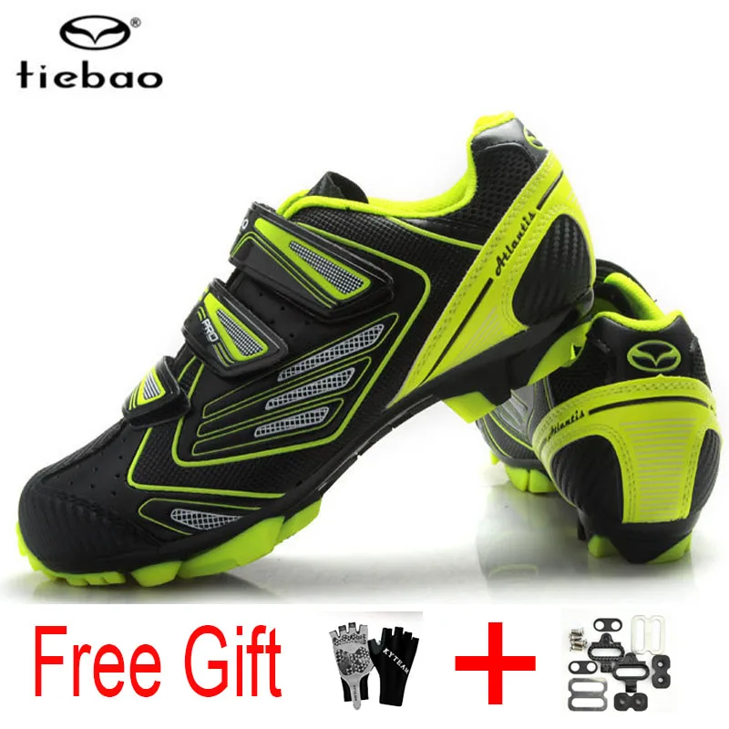 

Mens Cycling Shoes MTB Mountain Bike Pro Racing Team Breathable Bicycle Self-Locking Athletic Cycling Riding Shoes