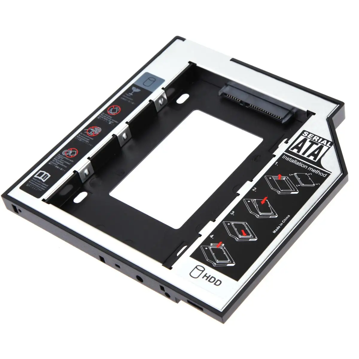 Универсальный жесткий диск 2 5 дюйма 9 мм Ssd Hd SATA адаптер Caddy для Cd Dvd Rom Optical Bay |