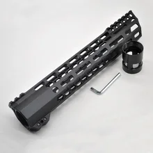 Aplus 11 дюймов Длина Сверхлегкий косой срез Дизайн M-lok Handguard рельсовый зажим Picatinny Mount System_black анодированный