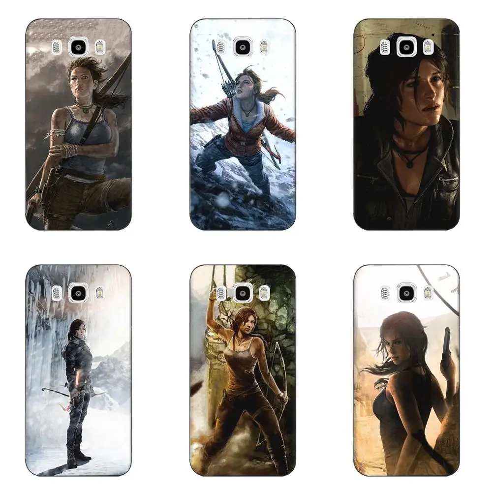 Для Samsung Galaxy Note 5 8 9 S3 S4 S5 S6 S7 S8 S9 S10 5G mini Edge Plus Lite Мягкий чехол из ТПУ Rise Of The Tomb Raider |
