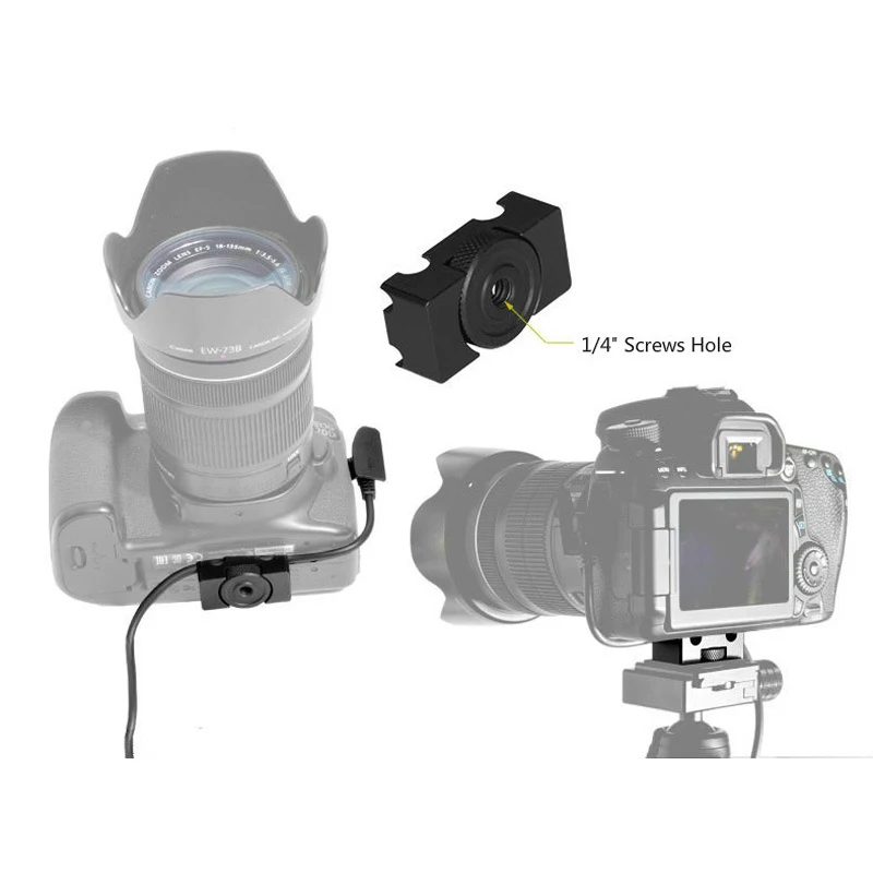 Горячая замок-зажим протектор кабель-Крепление-адаптер Dslr-камера usb-кабель зажим из алюминиевого сплава