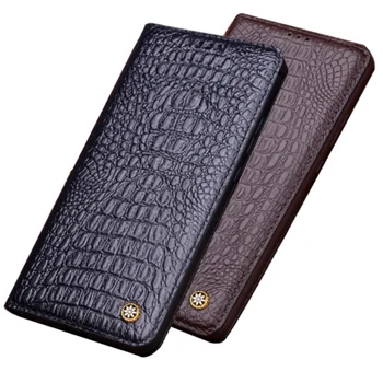 

crocodile texture genuine leather magnetic phone case for Huawei Honor 30S/Honor 30/Honor 30 Pro/Honor 30 Pro Plus holster case