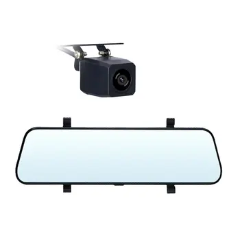 

10inches HD 1080P Dual Lens Car DVR Dash Cam Video Camera Recorder Rearview Mirror Car DVR Gps Navigator Car Styling