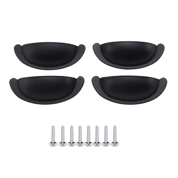 

4 Pcs Cupboard Cabinet Door Drawer Cup Pull Handle Stepped
