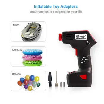 

Emergency Portable Handheld Electric Bike Vehicle Car Tire Inflatable Pump Wireless Air Pump Emergency Inflator