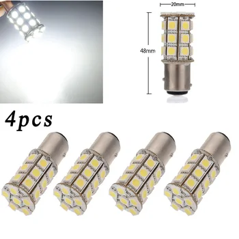 

27SMD LED lights 5050 Car 12V Bulb White Side marker Reversing Stop/brake lamps