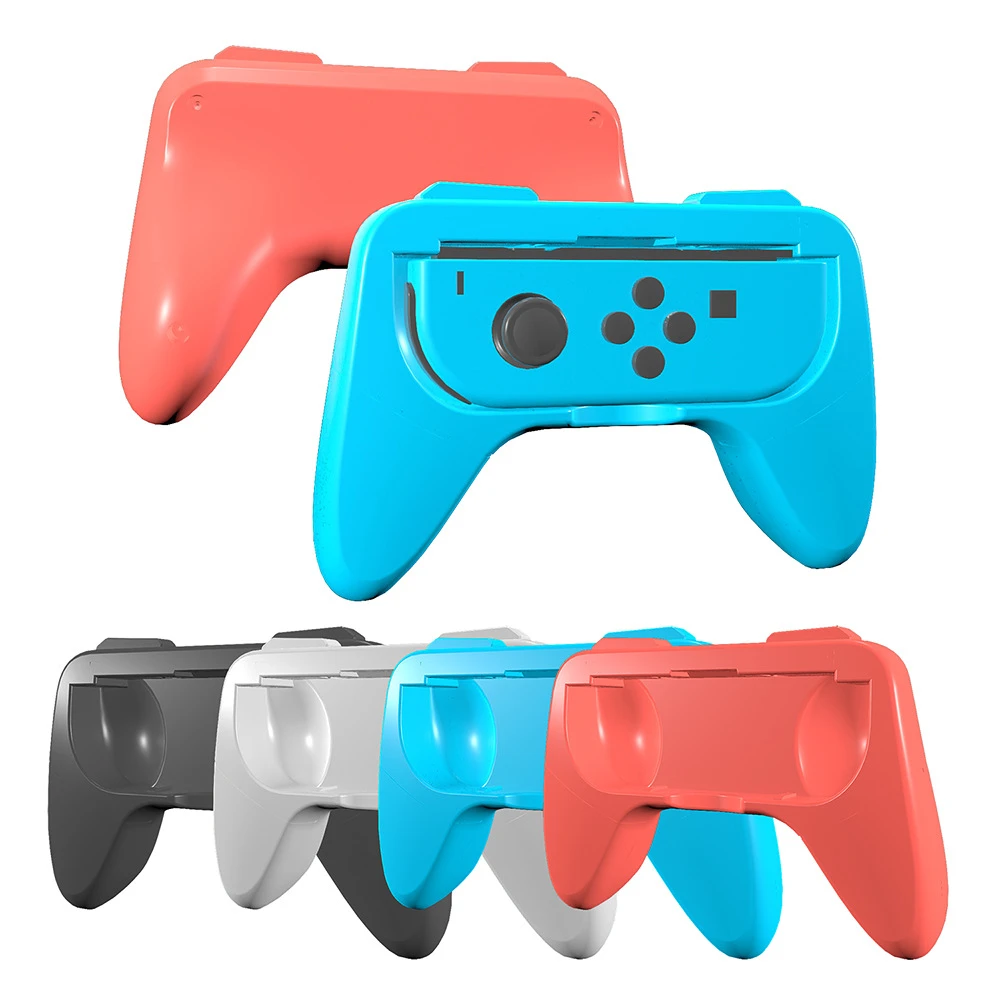 2pcs Set For Nintendoswitch Joy Con Handle Grip Joycon Stand Confortable Controller Holder For Nintendo Switch Game Accessories Replacement Parts Accessories Aliexpress