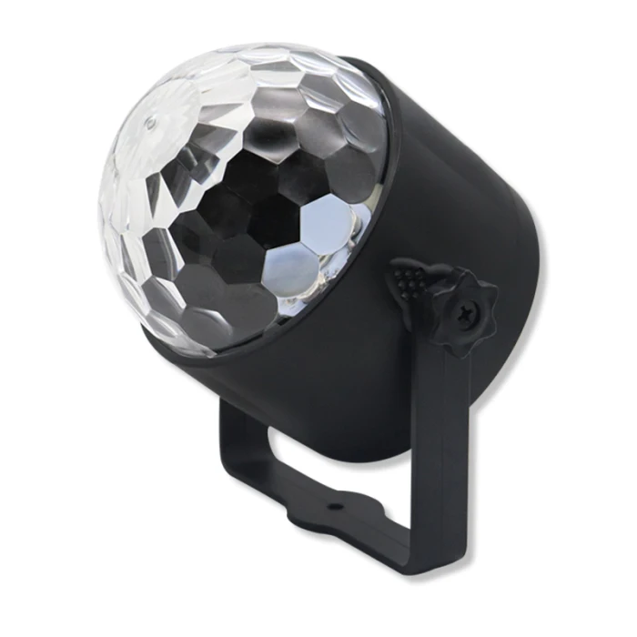 Звуковые активированные Вечерние огни с пультом дистанционного управления DJ RBG диско шар стробоскоп 7 режимов сценический свет -- M25
