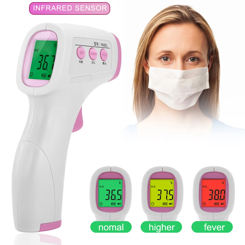 

Digital LCD Infrared Thermometer NO-contact Temperature Meter for Adult Baby Hogard